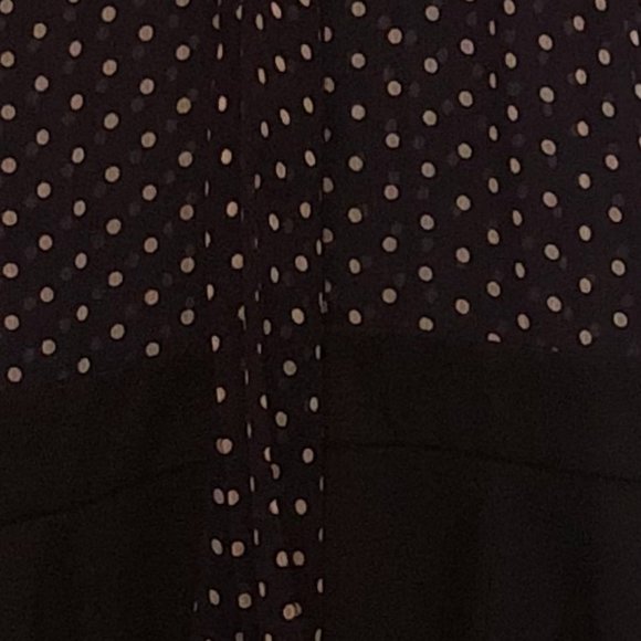 Navy Polka Dot Dress - Picture 3 of 3